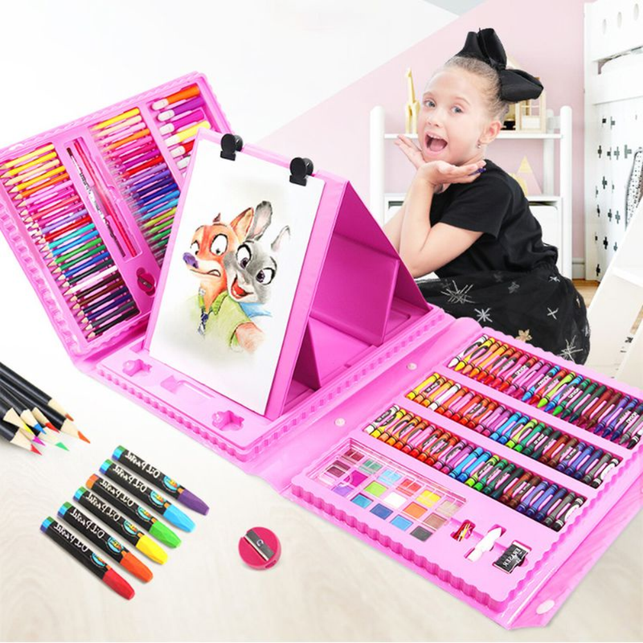 Kit De Pintura Para Ni os De 208 Pcs Set De Arte