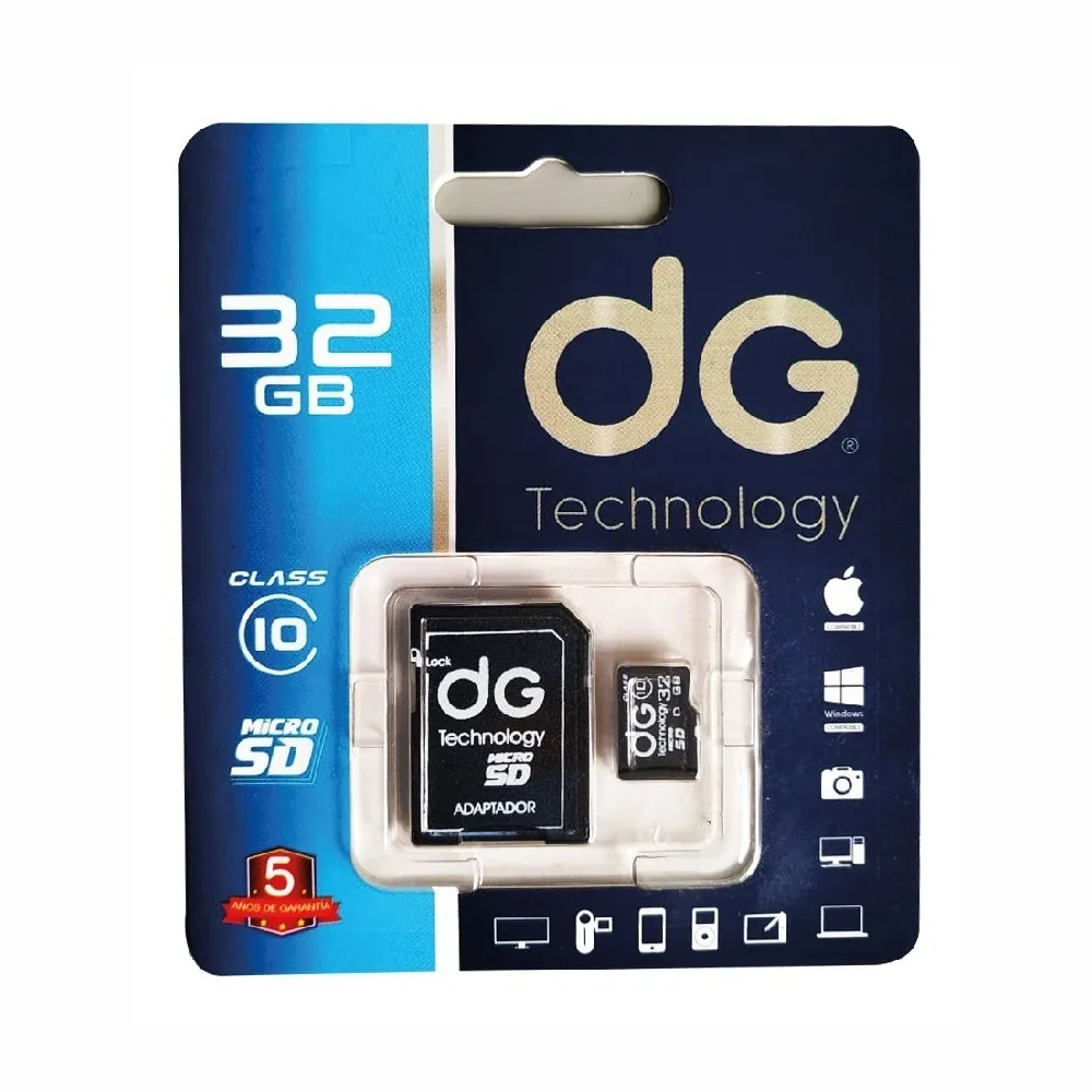 Memoria Micro Sd 32gb Clase 10 + Adaptador DG Original – TecnoHogarJS
