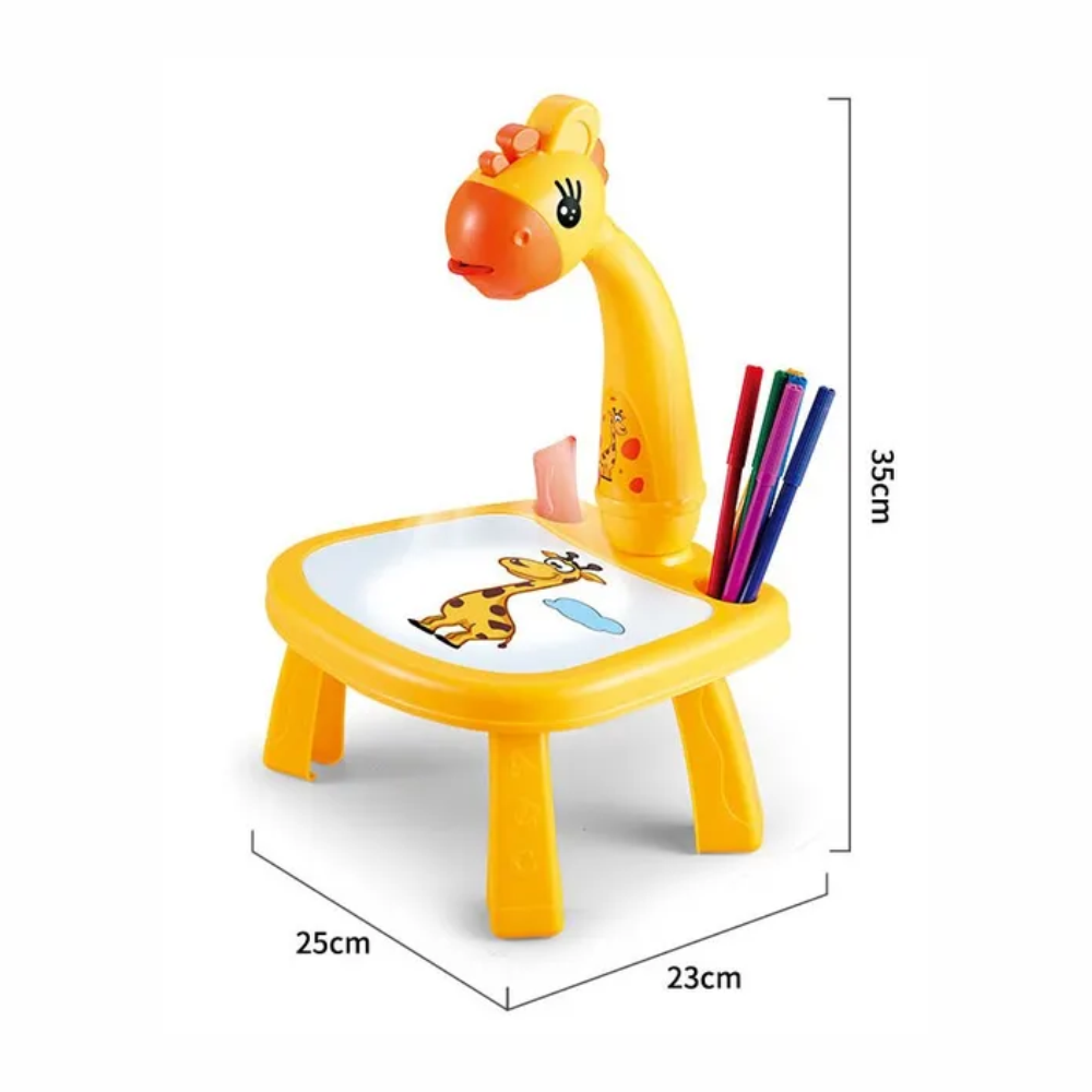 Mesa De Dibujo Para Niños Con Proyector Tablero De Juguete