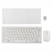 Combo Mini Teclado + Mouse Inalambrico + Protector Silicona K-03