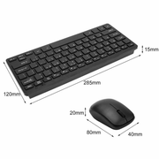 Combo Mini Teclado + Mouse Inalambrico + Protector Silicona K-03