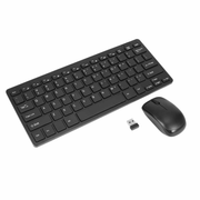 Combo Mini Teclado + Mouse Inalambrico + Protector Silicona K-03