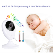 Monitor Para Bebe Cámara Inalámbrica Visión Nocturna