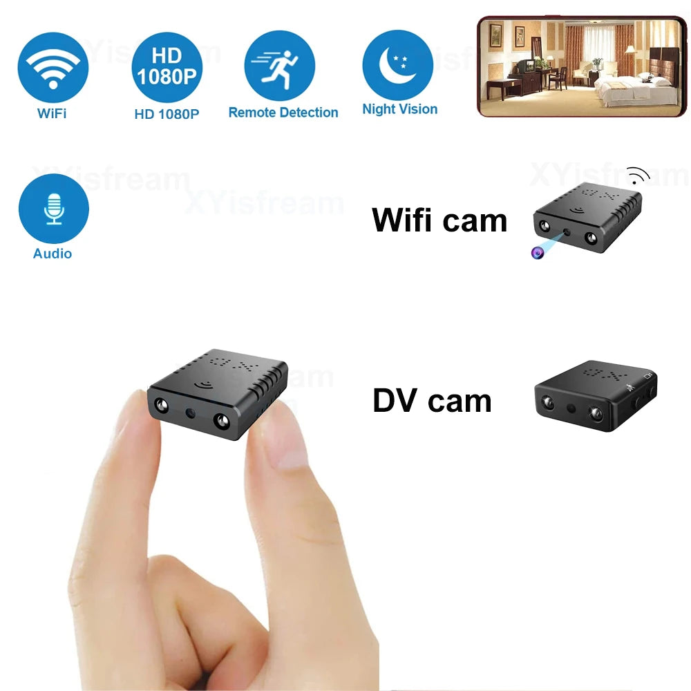 Mini Camara Espia Ip Hd Wifi 1080 Con Movimiento - Generico