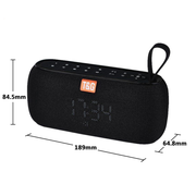 Parlante Recargable Bluetooth Pantalla Digital Reloj Tg-177