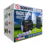 Radio Portátil Bluetooth Usb Kit Solar Sonivox Vsr2248