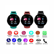 Reloj Smartwatch Redondo Hombre Mujer Presión Arterial D18