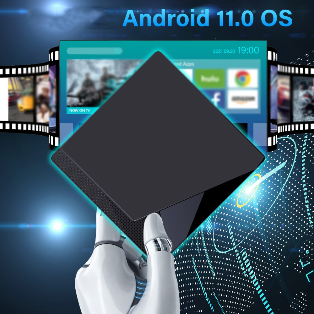 Convertidor A Smart Tv Box Mxq 2Gb + 16Gb Bluetooth Android 10 + Key Board